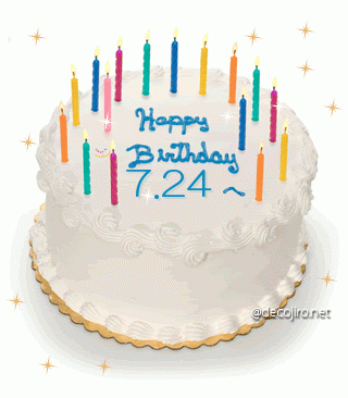 誕生日ケーキ - 7.24