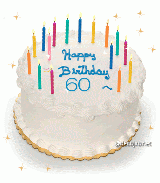 誕生日ケーキ - 60歳