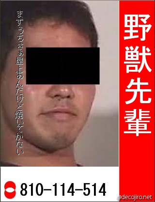 選挙風ポスター - 野獣先輩